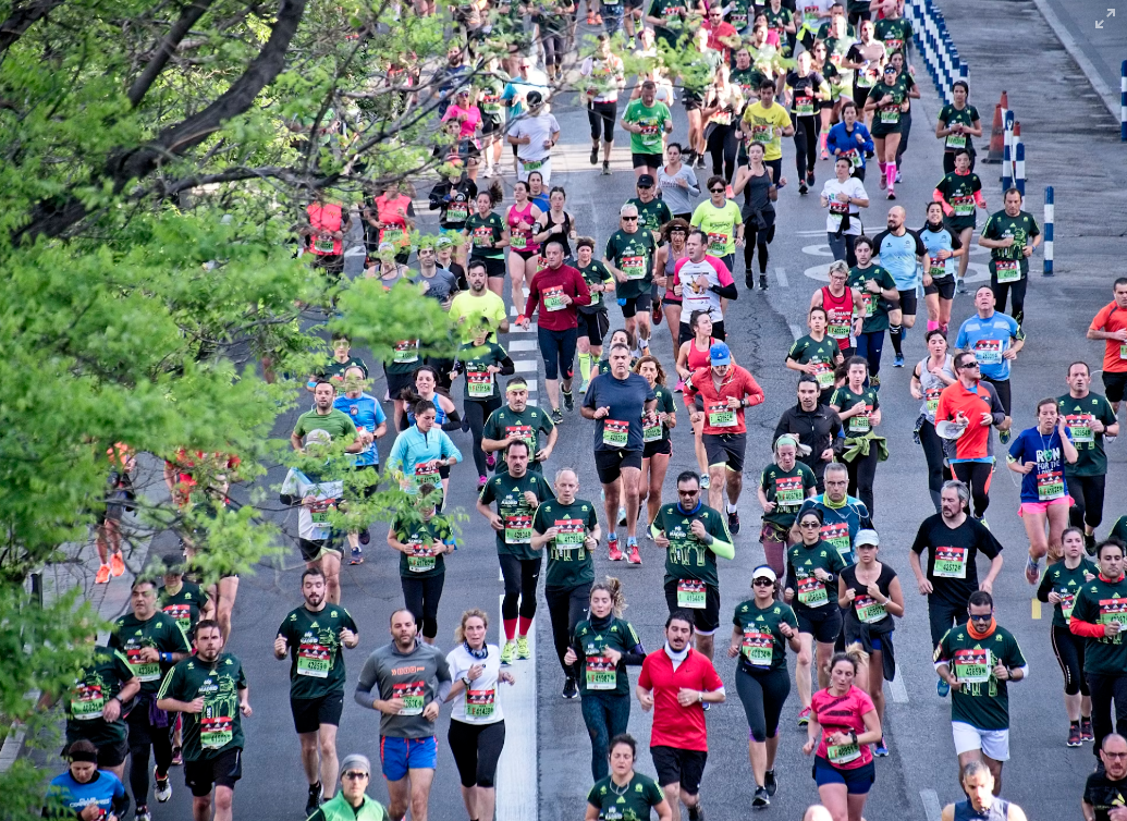 마라톤 하는 모습