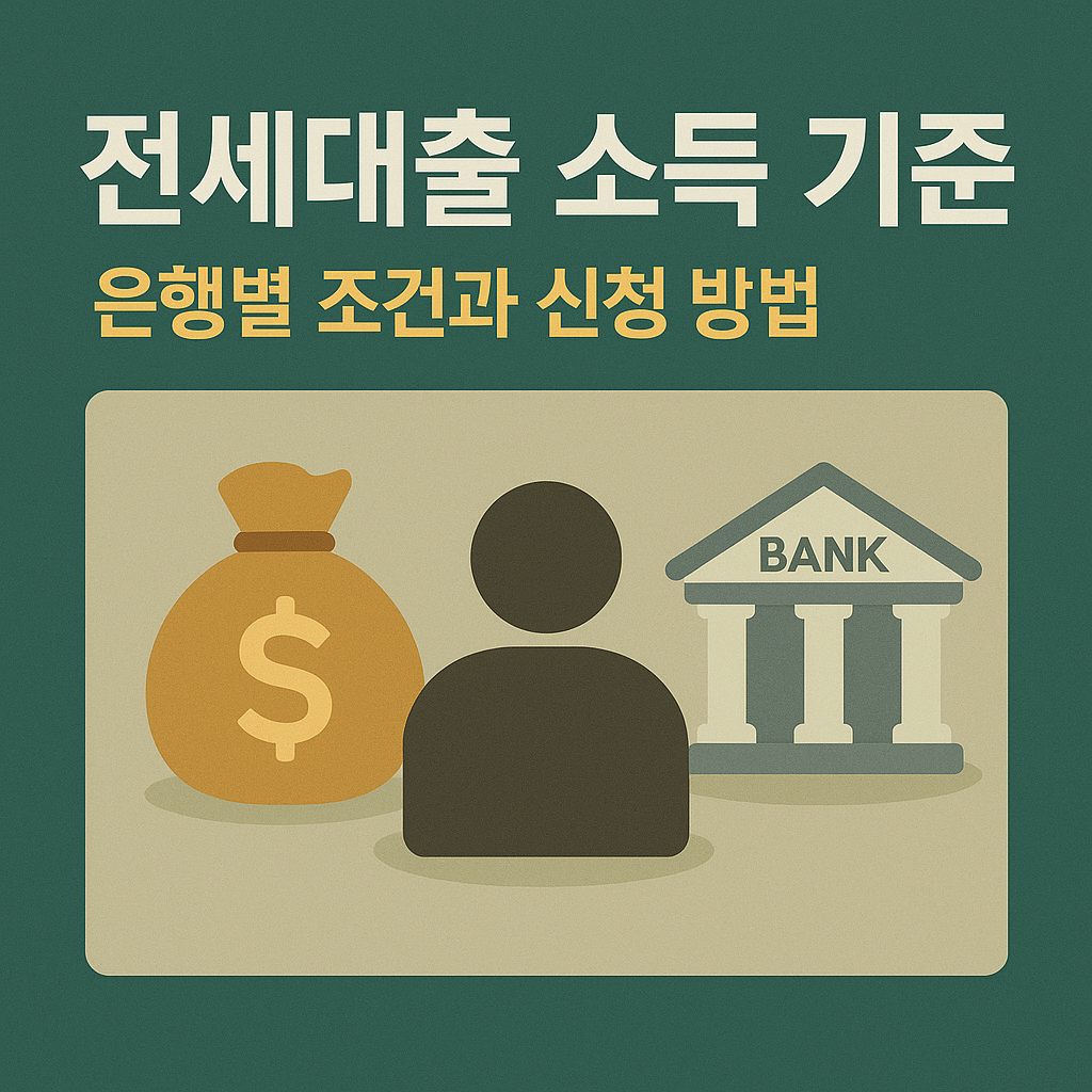 전세대출 소득 기준 관련 사진