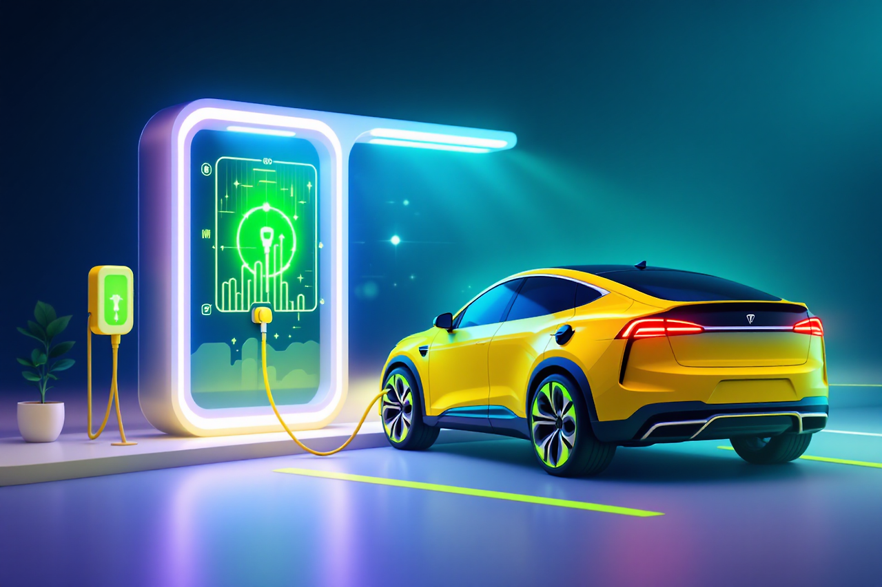 충전중인 전기차