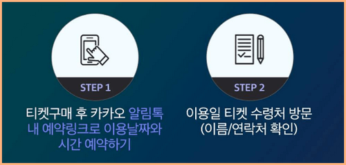한국민속촌 야간 개장 티켓 구매 후 진행 방법