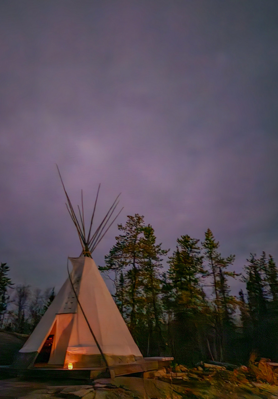 옐로나이프 오로라 투어 캐빈