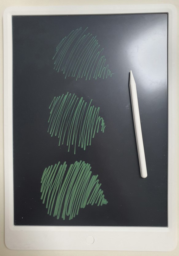 샤오미 전자노트 굵기 비교