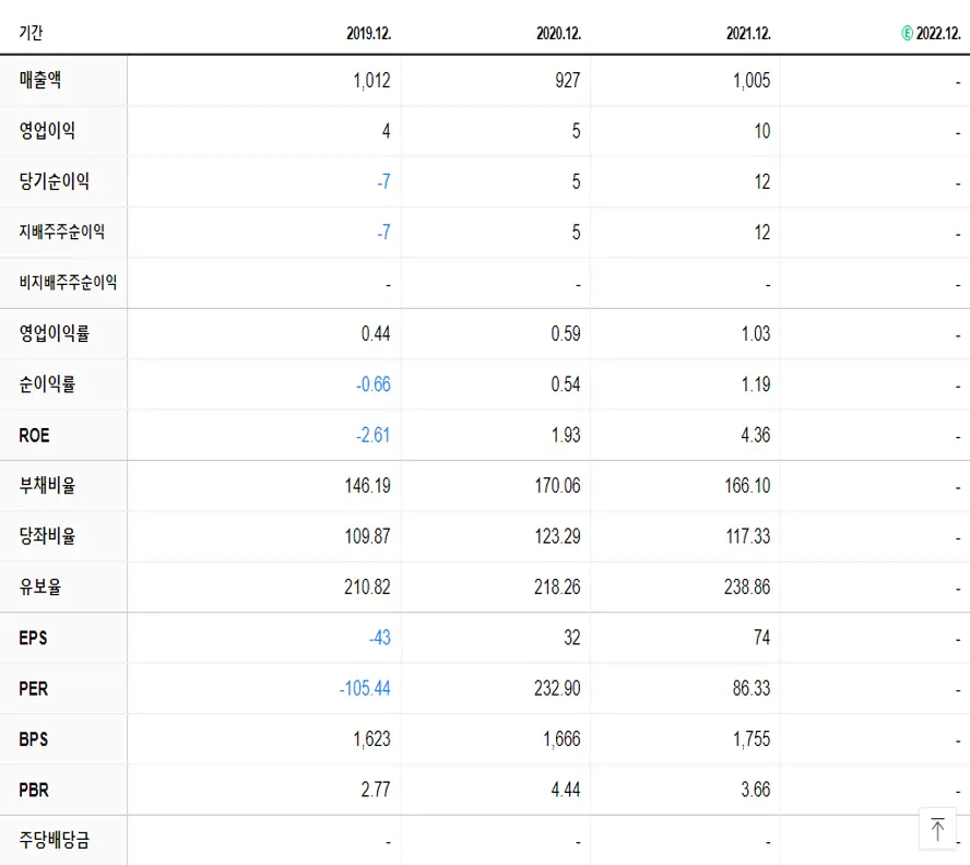 데이타솔루션 재무제표