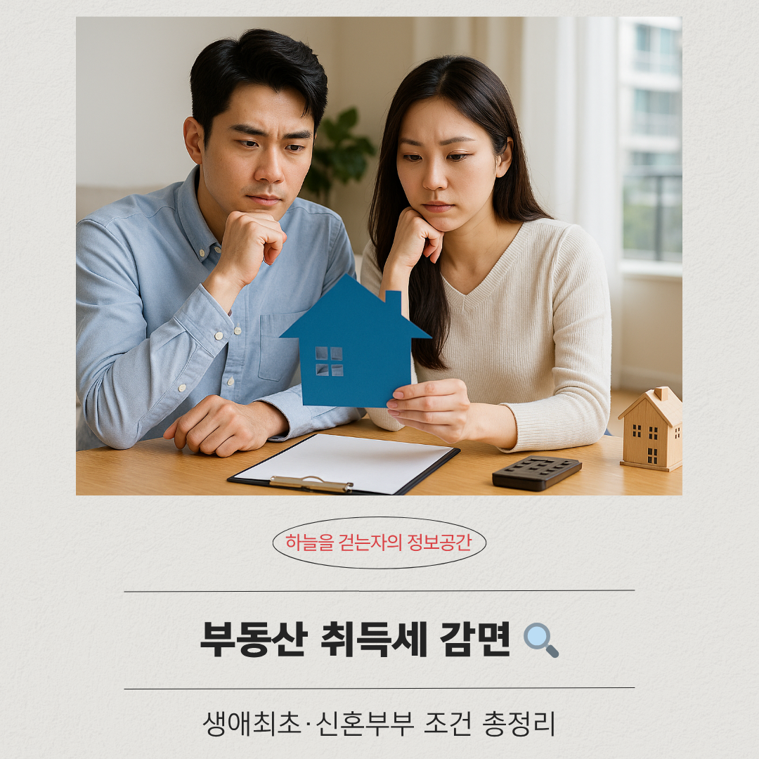 부동산 취득세 감면 🔍 생애최초·신혼부부 조건 총정리