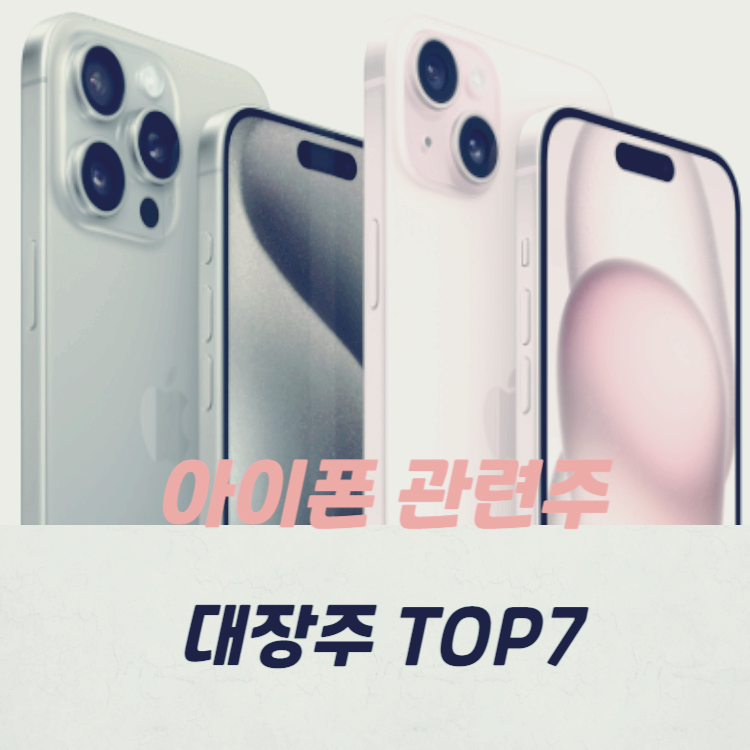아이폰 관련주 대장주 TOP10 : 애플