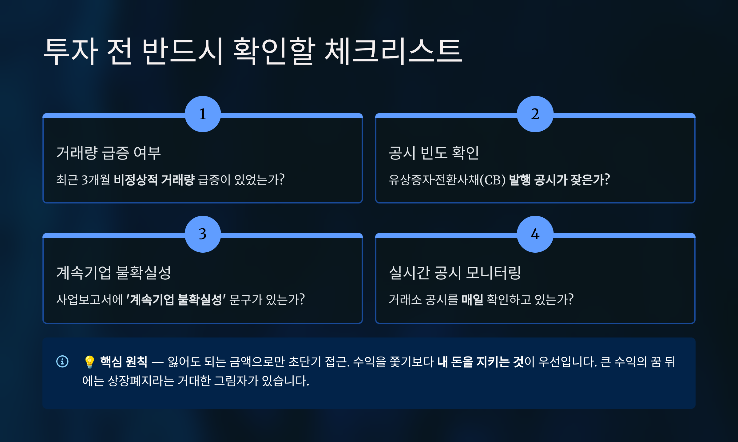 동전주 투자, 이것만은 확인하자