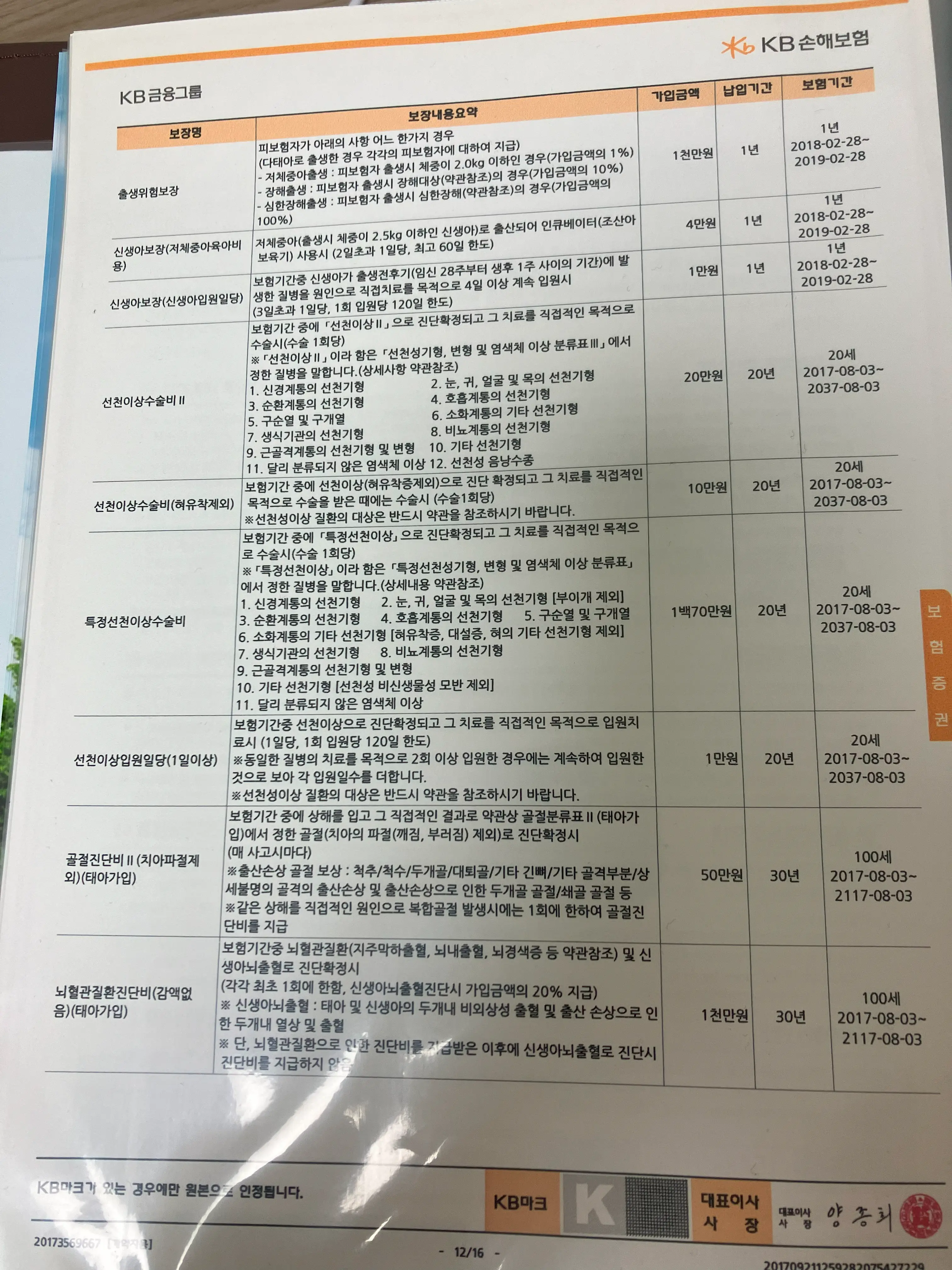 kb손해보험-태아보험