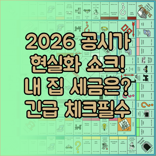 2026년 공시가격 현실화 로드맵 재..