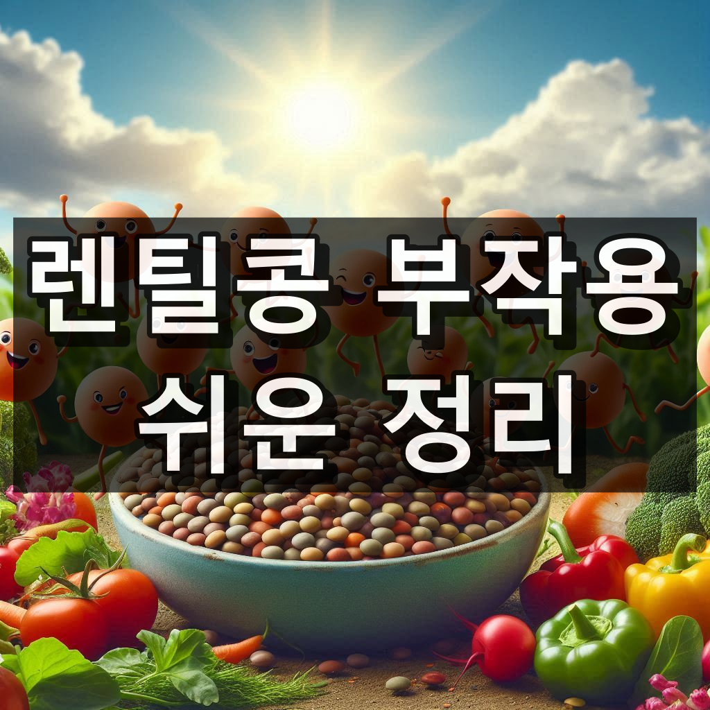 렌틸콩 부작용 대표 이미지