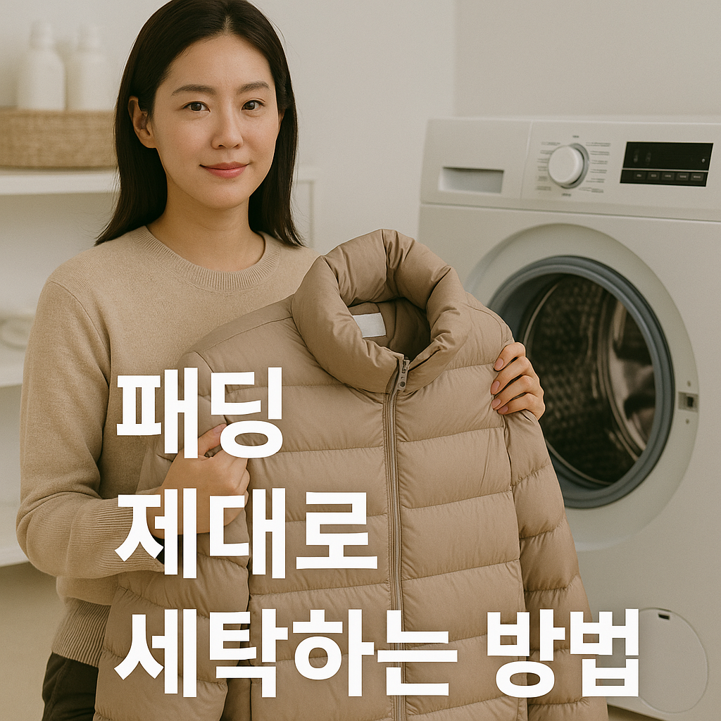 겨울 옷 패딩 제대로 세탁하는 방법