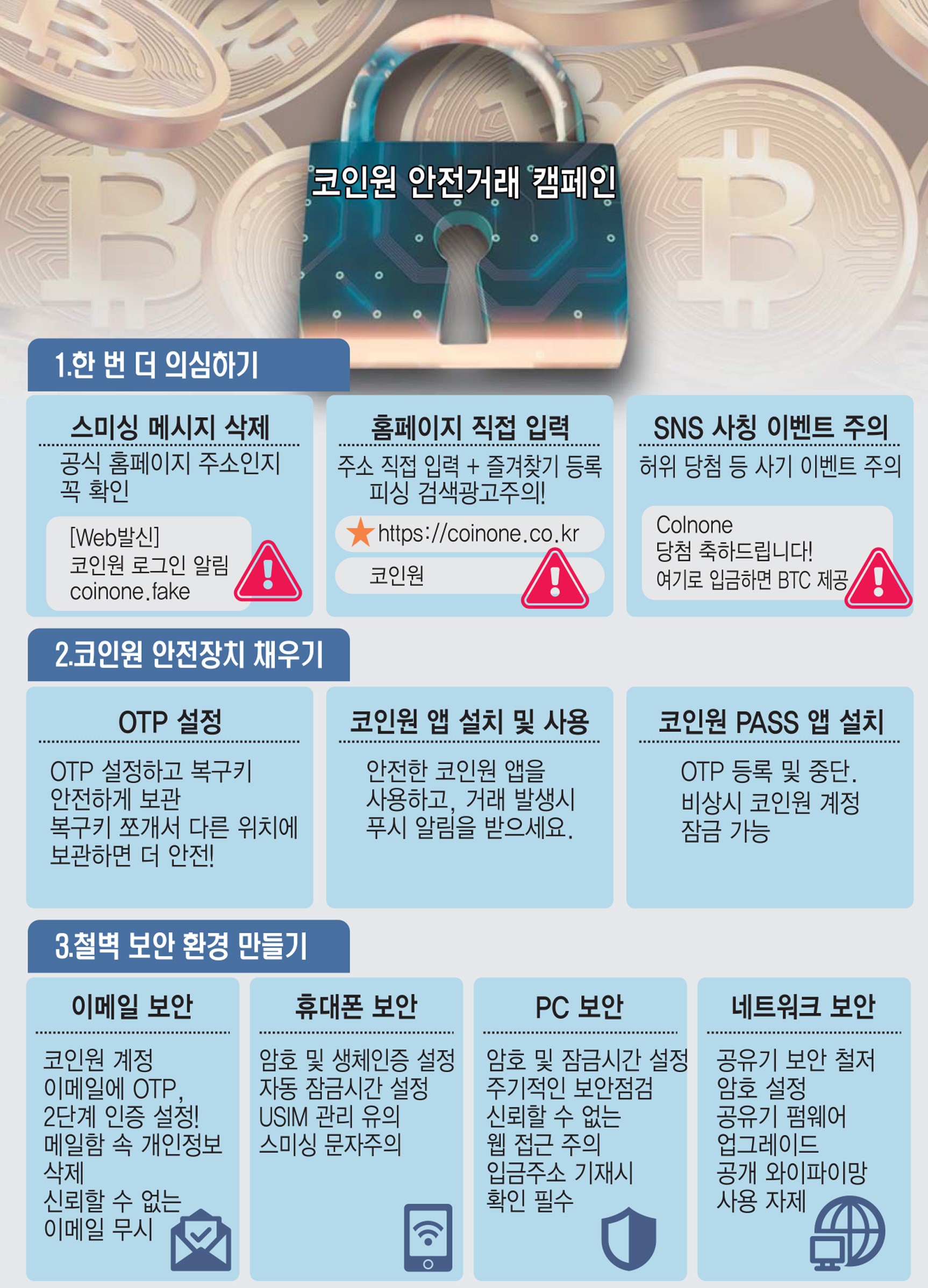 코인원 안전거래 캠페인