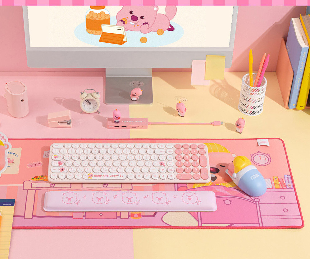 로이체 잔만그루피 멀티페어링 블루투스 피규어 캐릭터 무선 마우스