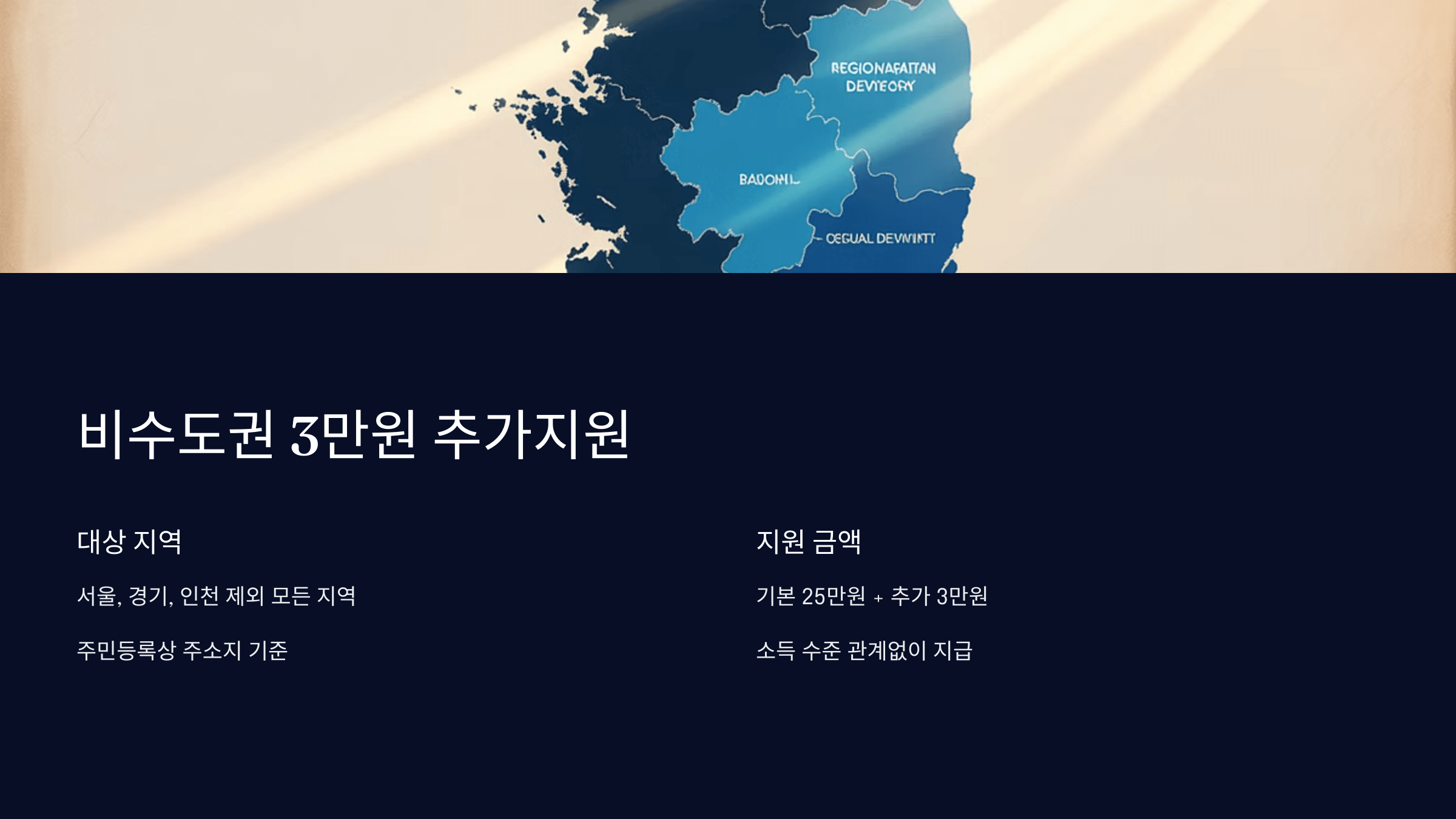 비수도권 3만원 추가지원