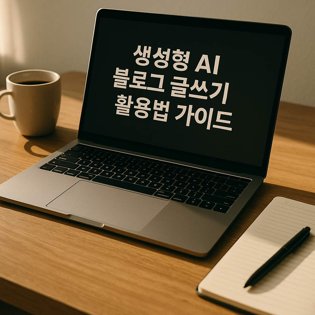 생성형 AI 블로그 글쓰기 활용법 초보자 가이드