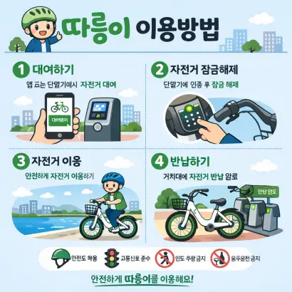 따릉이 사용법