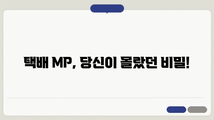 택배 mp
