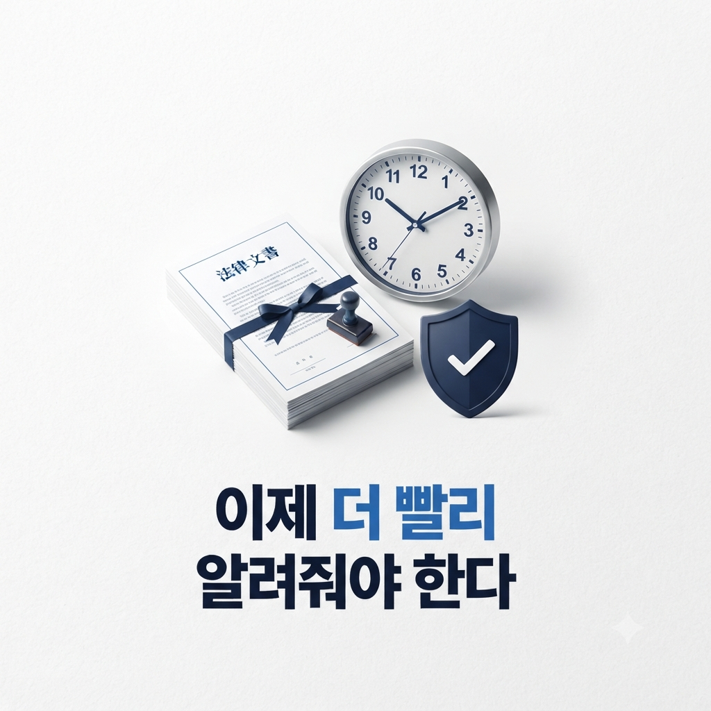 개인정보 보호법 개정72시간 통지의무
