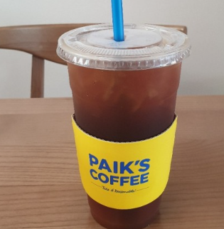 빽다방 커피사진