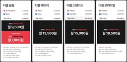 티빙 웨이브 얼리버드 프로모션 분석 7,900원부터 최대 39% 할인