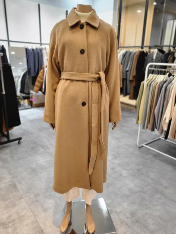 더아이잗 벨트 슬리브 울 코트 IMAA0CT03