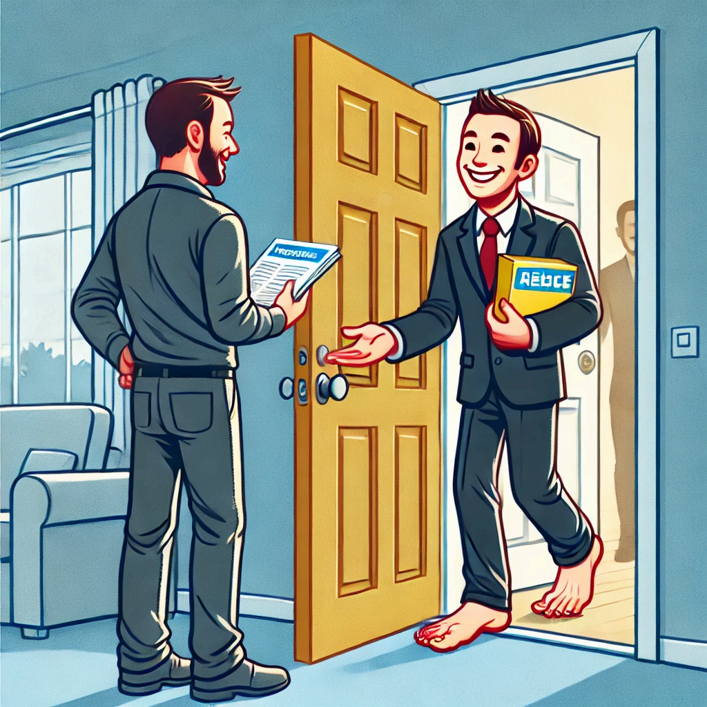 문전 걸치기 기법(Foot-in-the-door technique)은 작은 요청을 먼저 받아들이게 한 후, 점차 더 큰 요청을 수락하도록 유도하는 설득 전략입니다.