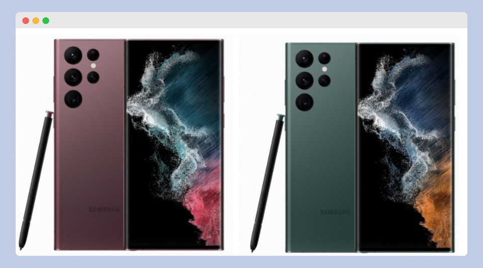 갤럭시 s22 울트라 색상