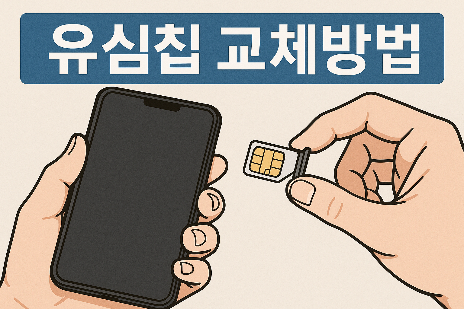 유심칩 교체방법