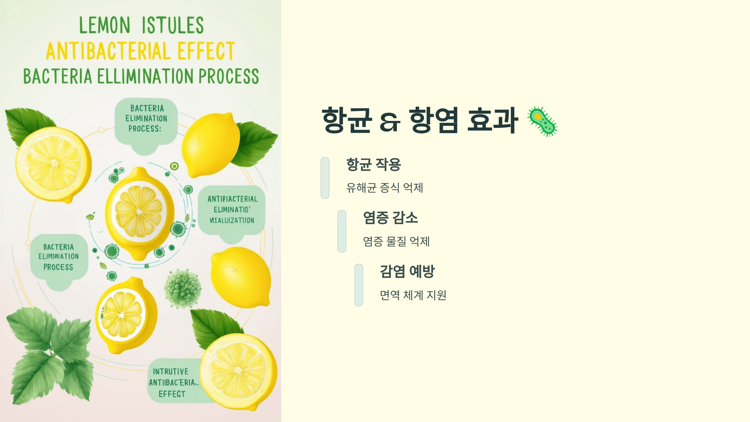 레몬즙 사진입니다.