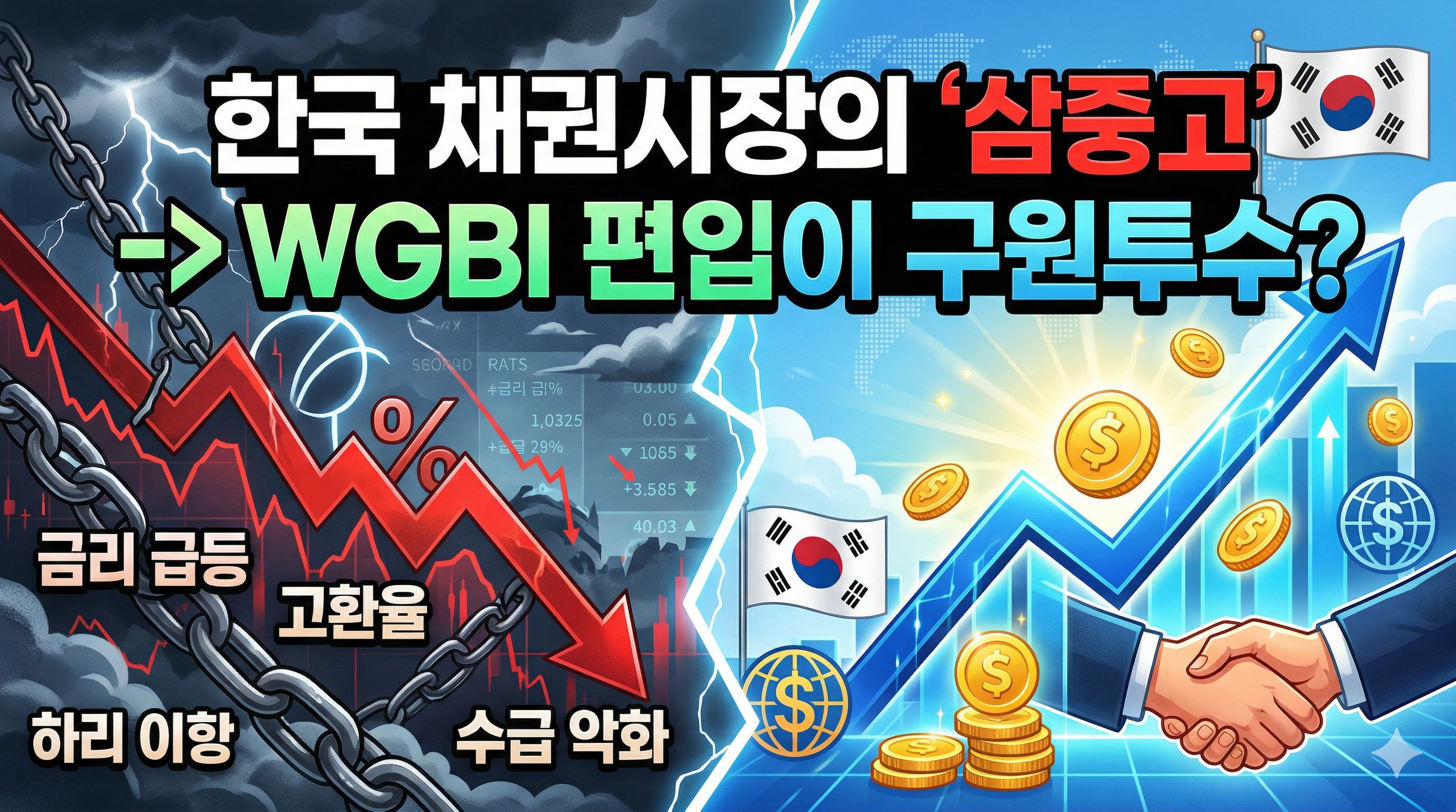 한국 채권시장의 '삼중고' WGBI 편입이 구원투수가 될까?