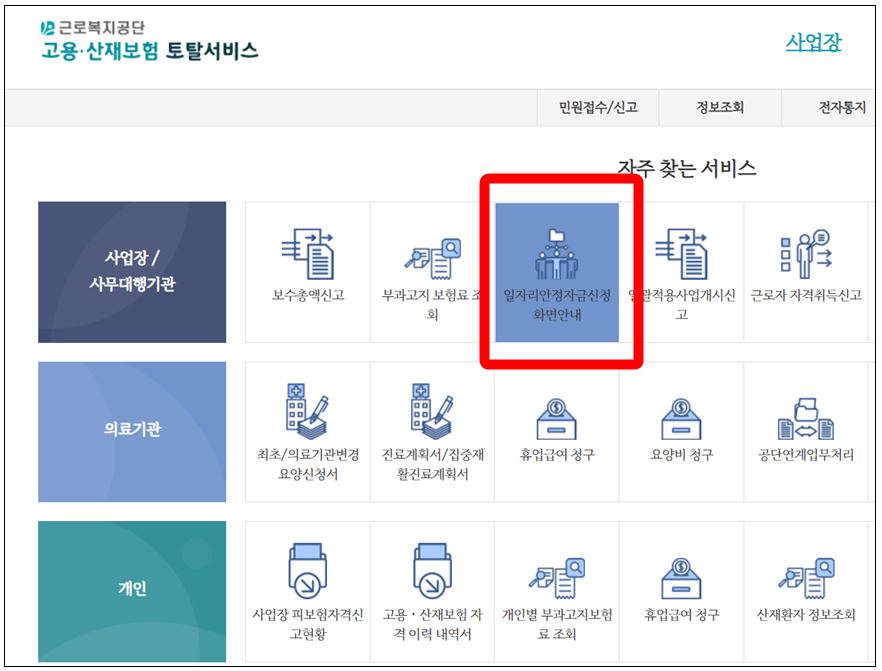 일자리안정자금