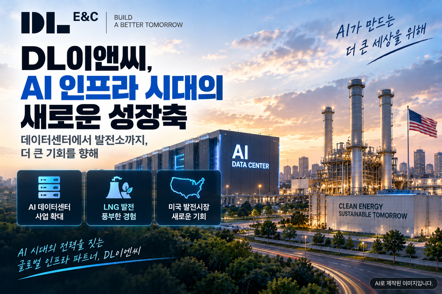 AI 데이터센터와 LNG 발전을 새로운 성장축으로 확대하는 DL이앤씨