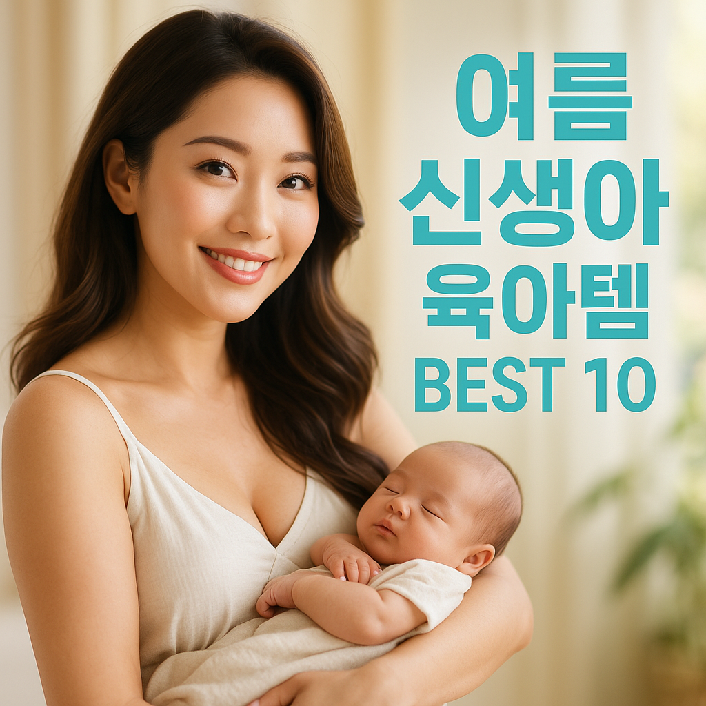 여름 신생아 육아템 추천 BEST 10, 실사용 후기!