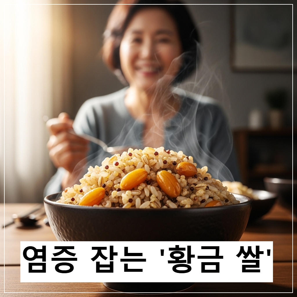 잡곡밥으로 지은 카무트