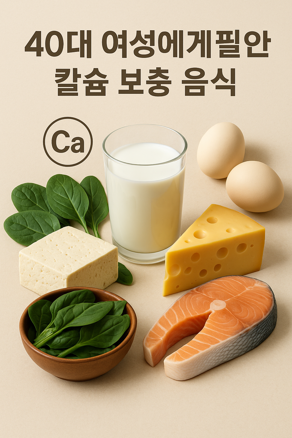 칼슘 보충 음식