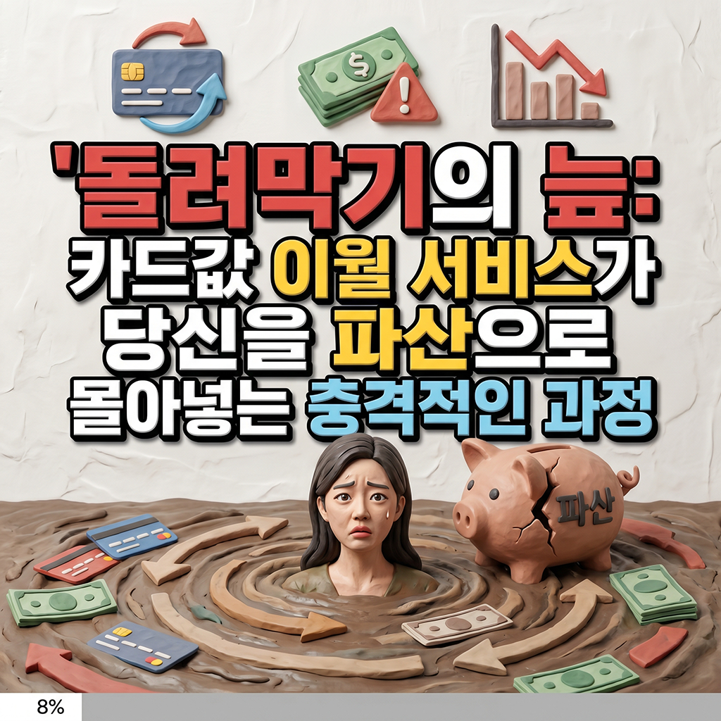 리볼빙의 늪: 신용카드 결제 이월 서비스가 당신을 파산시키는 충격적 과정