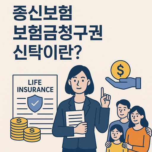 종신보험 사망보험금, 보험금청구권 신탁