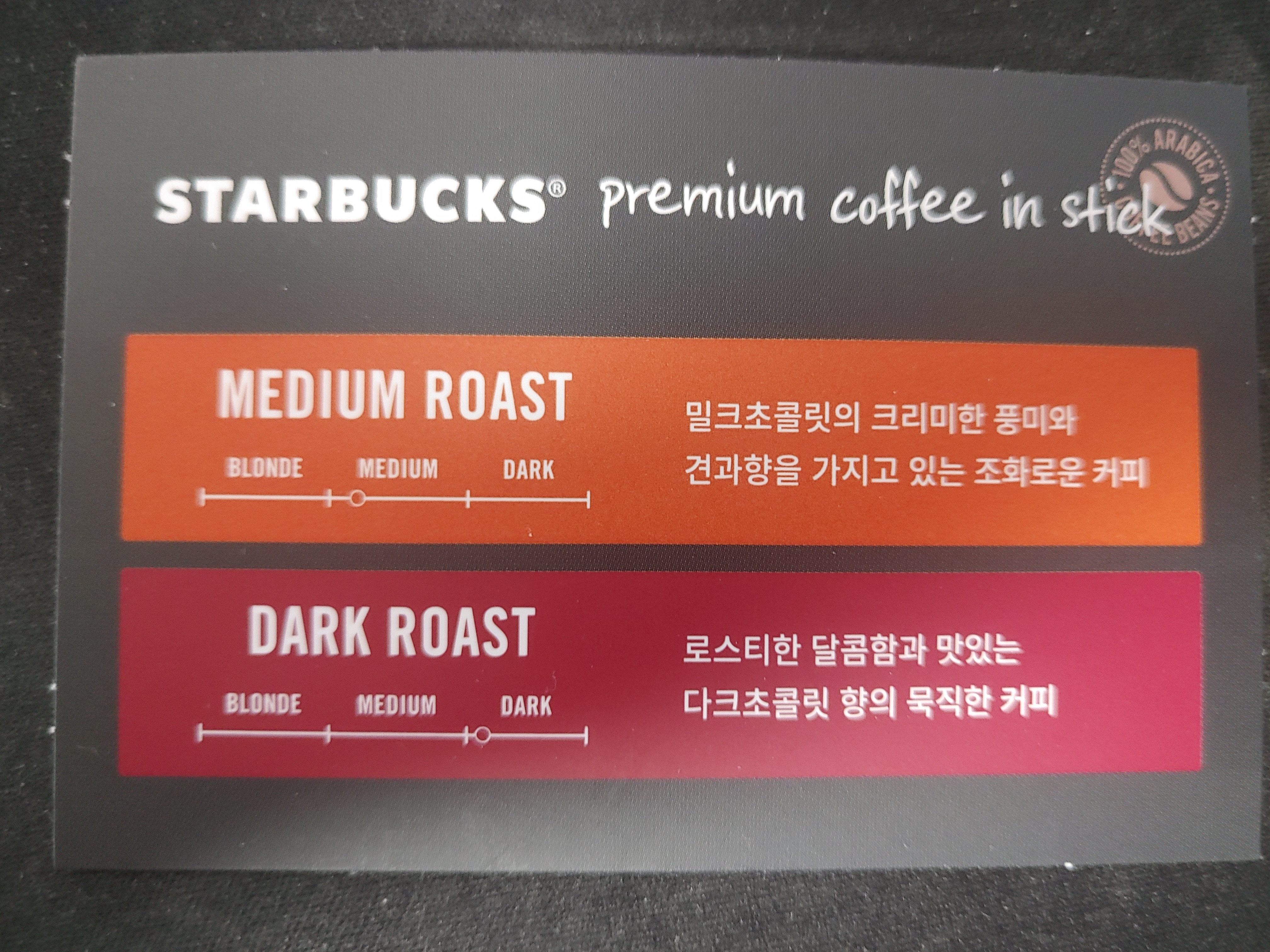 스타벅스 샘플링키트