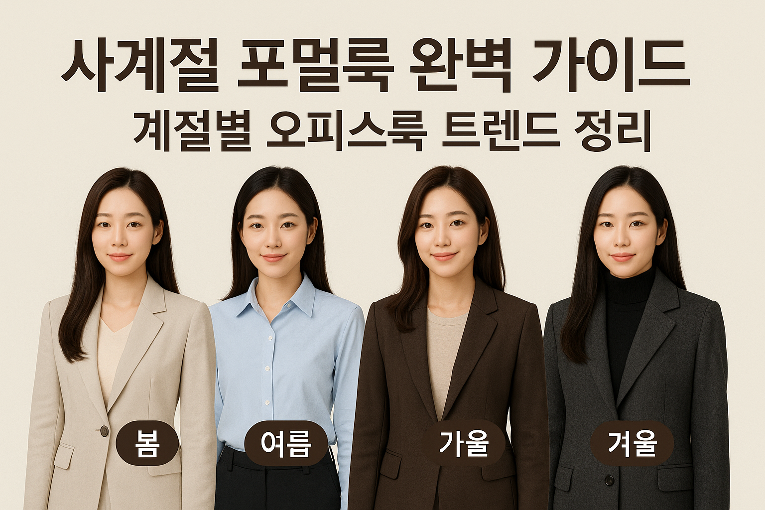 사계절 포멀룩