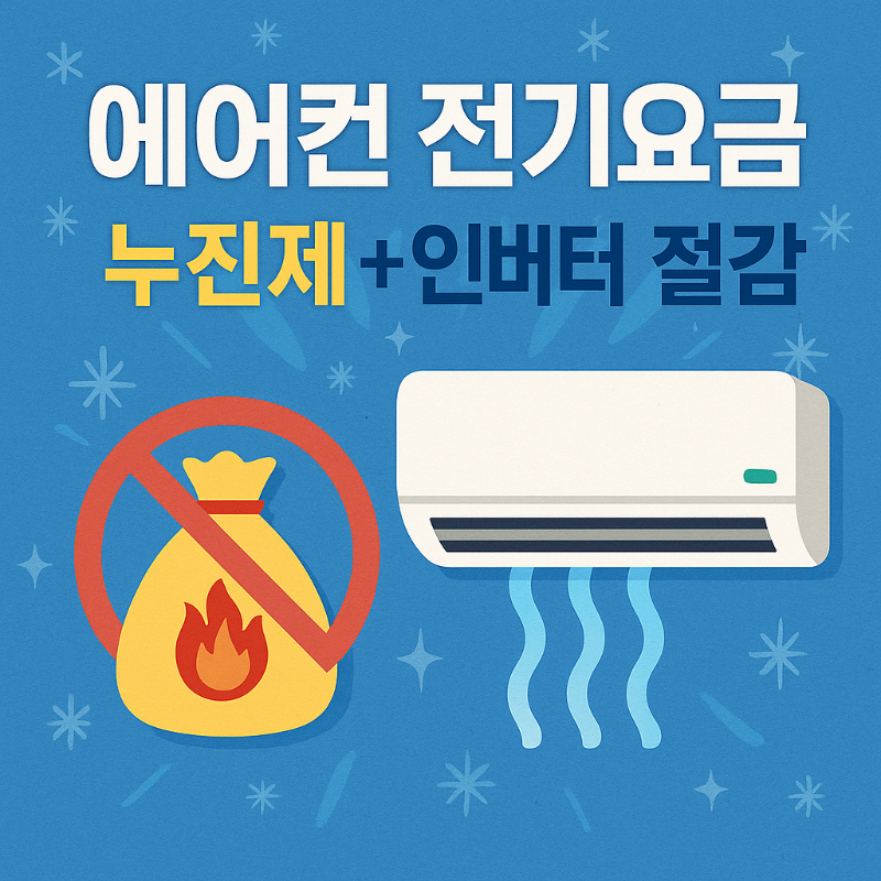에어컨 전기요금 완벽 해부: 누진제 폭탄 피하고 인버터로 절감하는 방법 썸네일