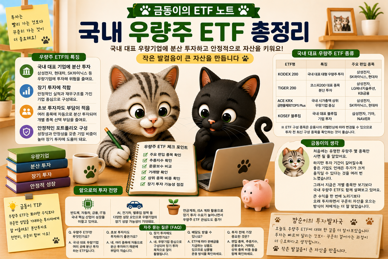국내 주식 ETF우량주 관련 내용