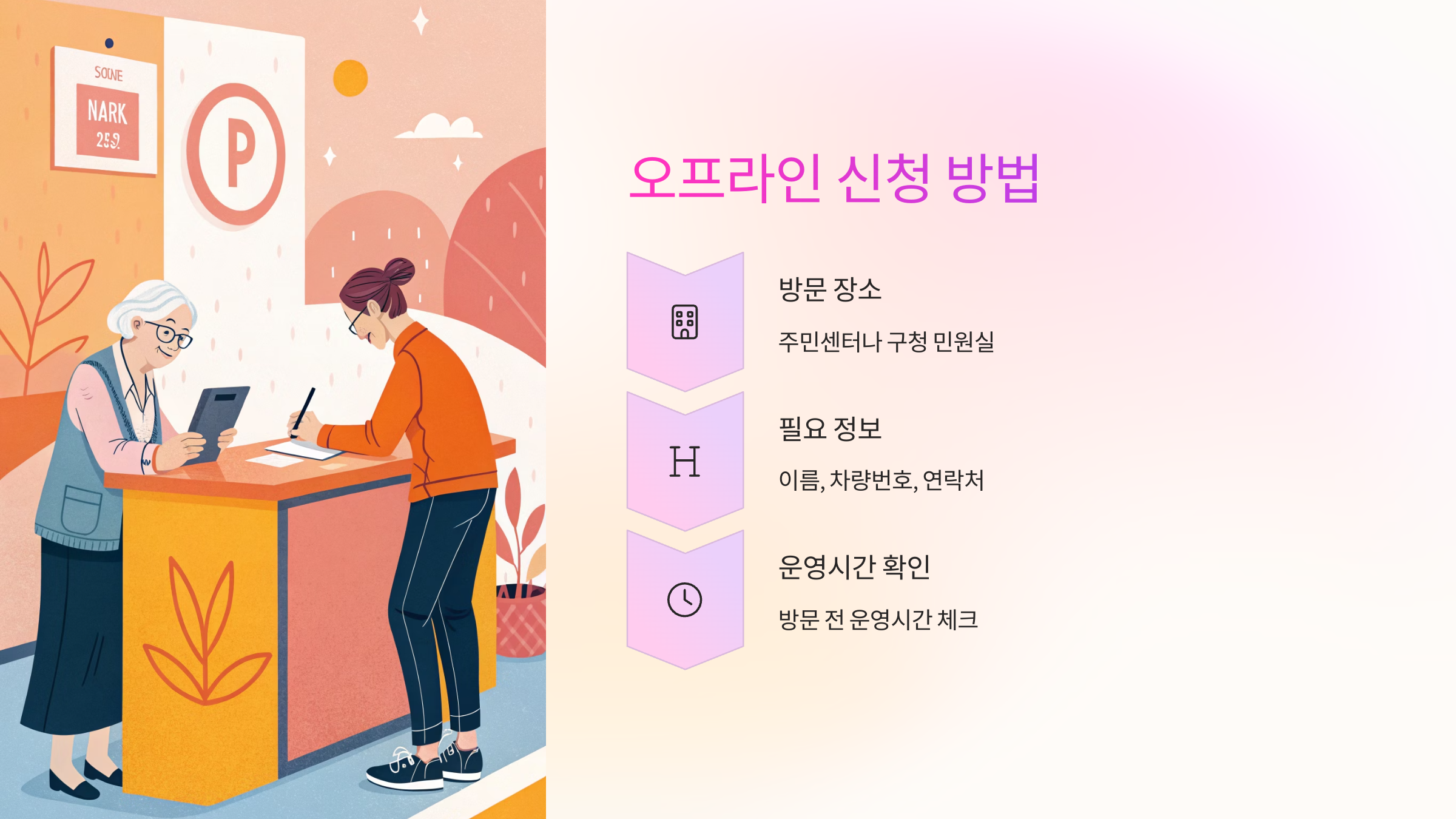 🏢 오프라인 신청 방법