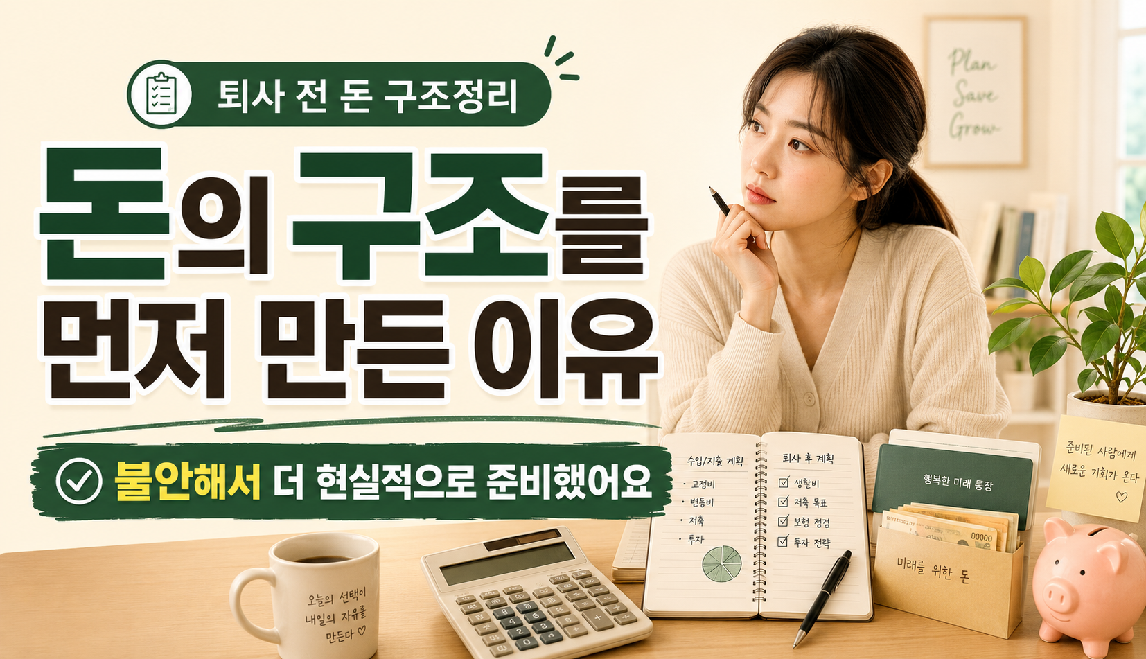 퇴사 전 돈의 구조를 먼저 만든 이유를 정리한 대표 이미지