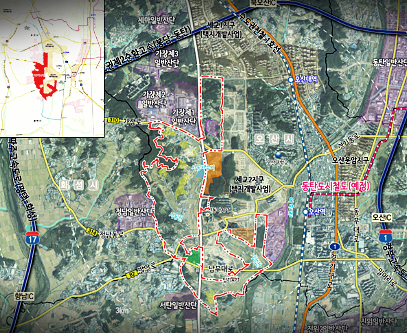 오산-세교 3지역