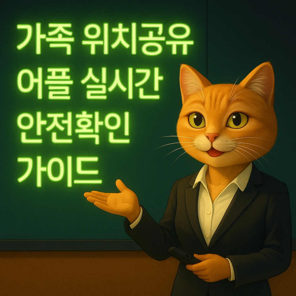 가족 위치공유 어플 실시간 안전확인 가이드