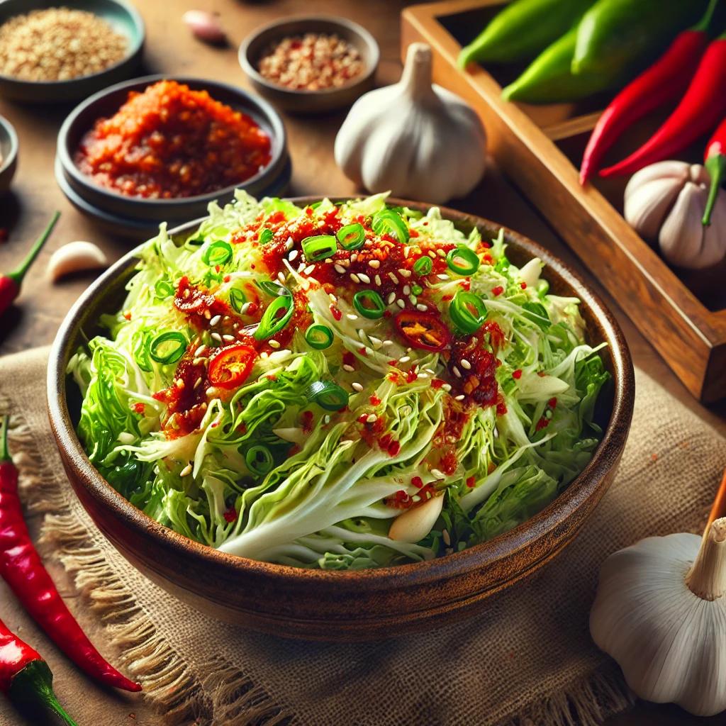 배추 겉절이 반찬만들기