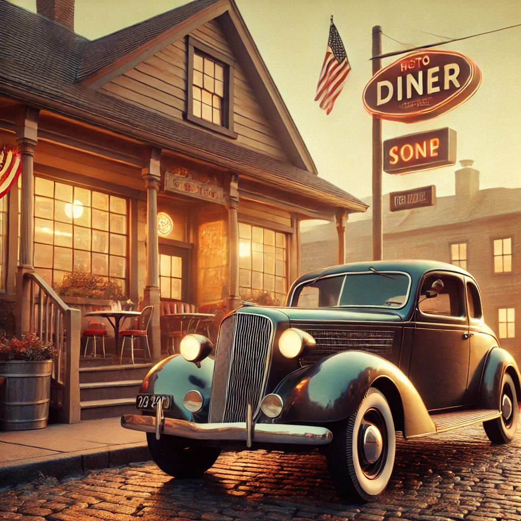 클래식한 차량 이미지