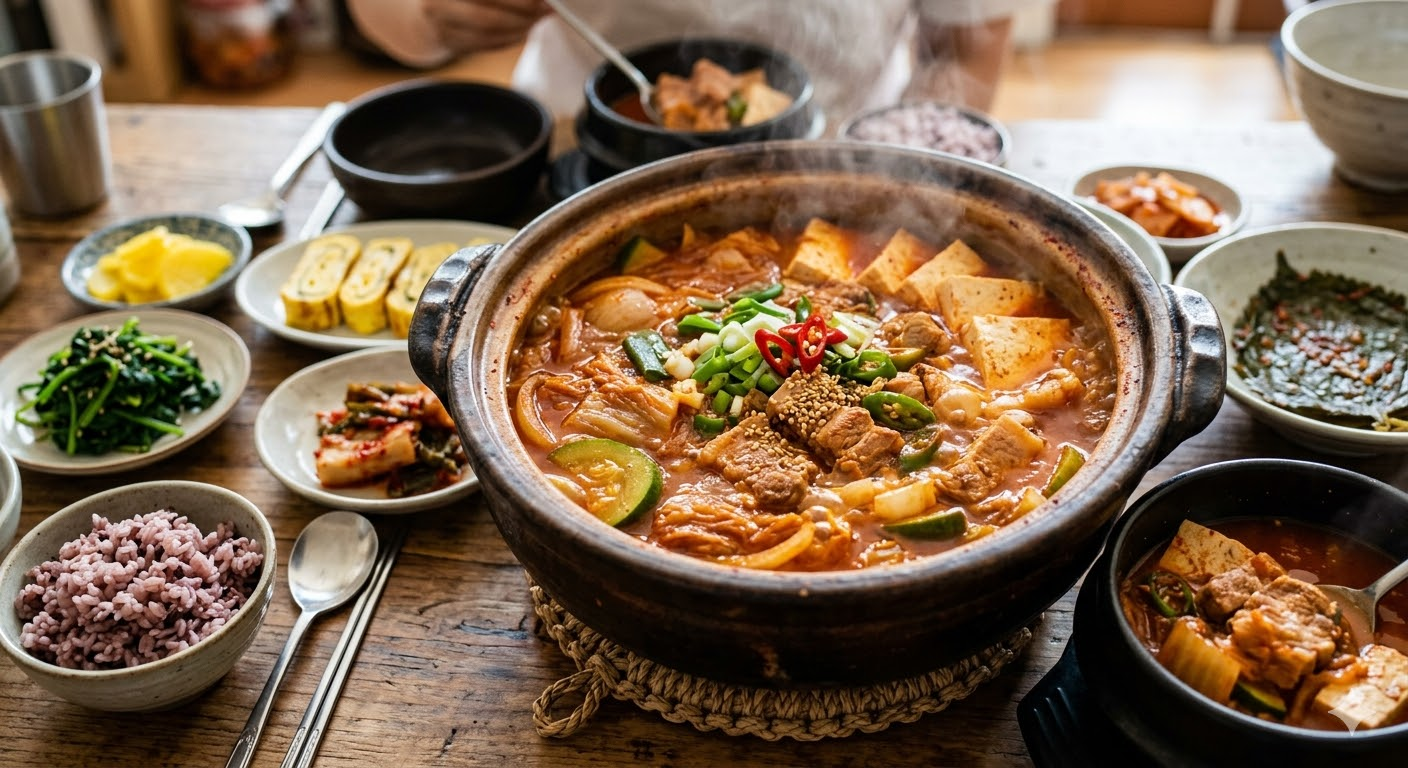 돼지고기 김치찌개 만드는 법: 묵직한 고소함