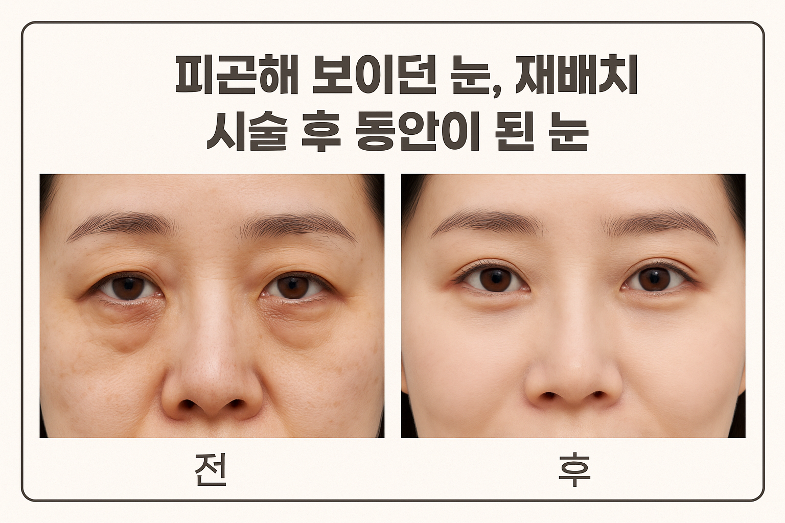 지방재배치 시술 전후 사진 비교