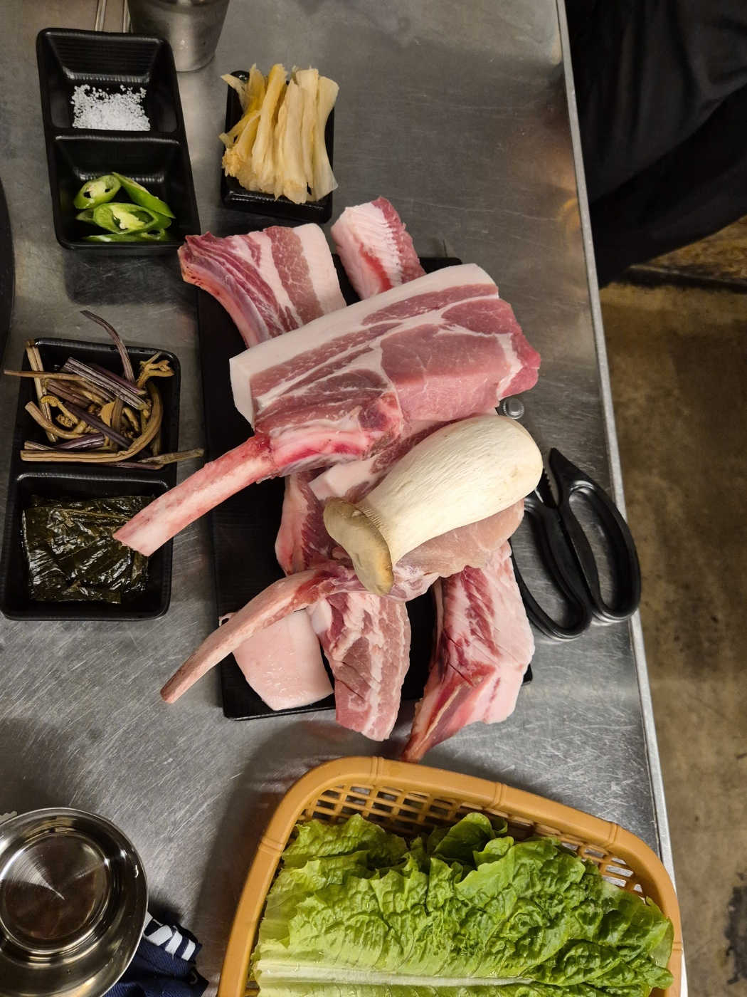 가브리살과 삼겹살