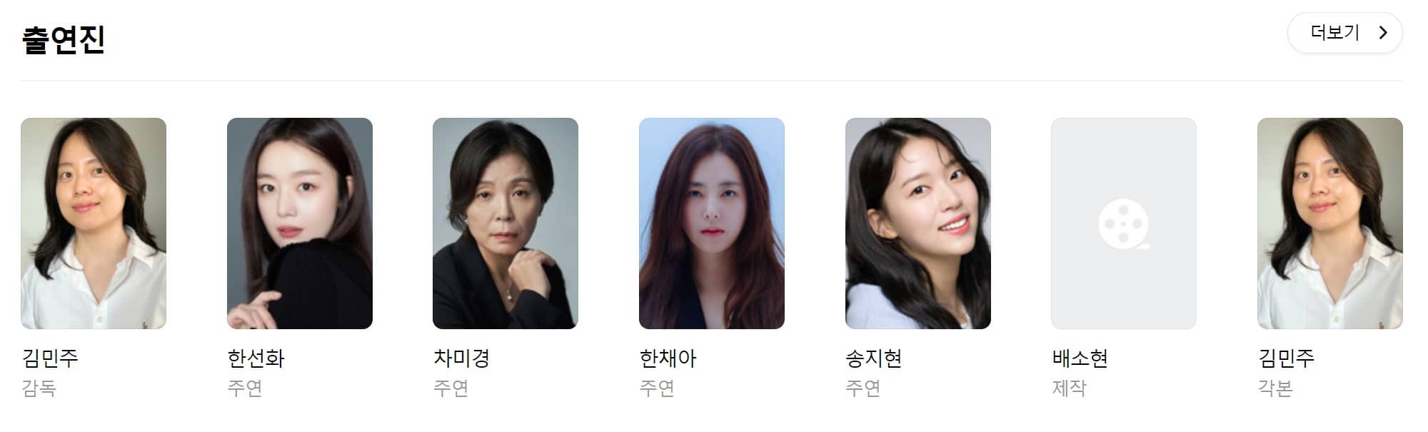 영화 출연진